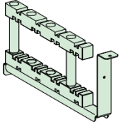 NSYBHS800 Spacial - 3 support barres horizontales - 3200A - L800mm