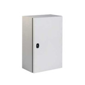 Spacial S3D plain door with mount.plate. H500xW400xD250 IP66 IK10 RAL7035.  NSYS3D5425P