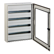 NSYS3DM4315T Spacial S3D - S3DM coffret modulaire H400xL300xP150 porte transparente