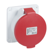 PKY32G435 PratiKa - socle de prise industrielle droite 32 A - 3P+N+T - 380-415 V CA - IP44