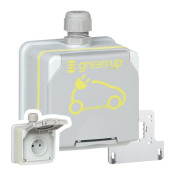 Green'up Access Legrand elektrische contactdoos voor in de auto 090471 - Waterdicht, opbouw - Modi 1 of 2 - 3,2 kW