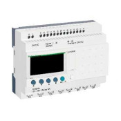 Zelio Logic - relais intelligent compact - 20 E/S 24Vcc - horloge - affichage  SR2B201BD