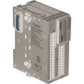 Modicon TM3, module mixte 16 entrées 24VCC/8 sorties relais 2A, à vis  TM3DM24R