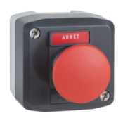 XALD164 Harmony boite - 1 coup de poing rouge Ø40 - 1O - Arret