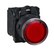 Harmony bt-pous lumineux rouge Ø22 - impulsion - <=250 V - 1O+1F XB5AW3465