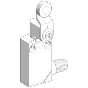 OsiSense XCMD - inter. de pos. - levier à galet acier -1O+1F- brusque - M12  XCMD2116C12